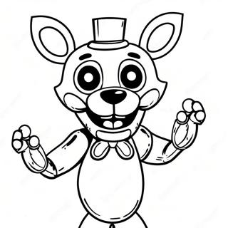 Mangle Fnaf Character In Action Coloring Page 17362-14163