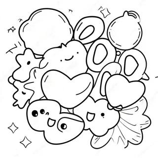 Colorful Pop It Shapes Coloring Page 17372-14169