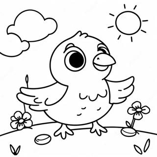 Baby Bird Coloring Pages