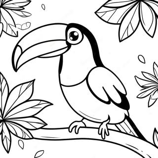 Toucan Coloring Pages