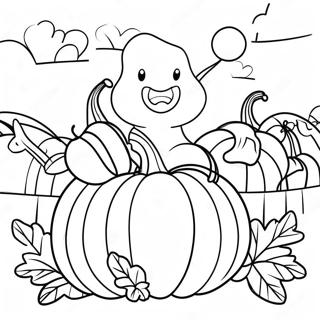 Pumpkin Patch Coloring Pages