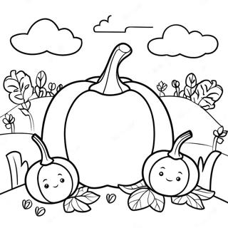 Pumpkin Patch Coloring Page 1741-1506