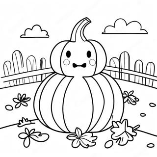 Pumpkin Patch Coloring Page 1741-1507