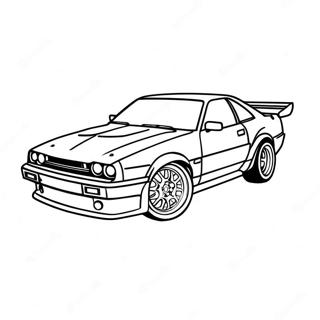 Drift Car Coloring Page 17441-14223