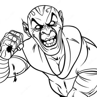 Wwe The Fiend Coloring Pages