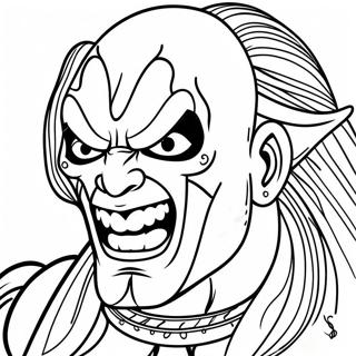 The Fiend Wwe Coloring Page 17461-14240