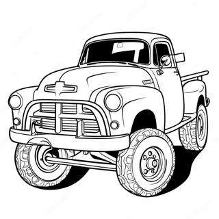 Chevy Truck Coloring Pages