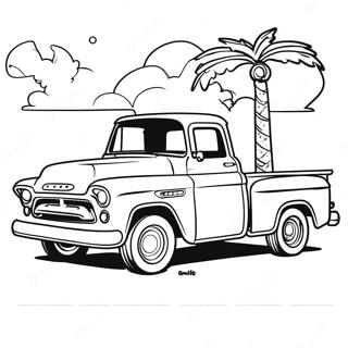 Chevy Truck Coloring Page 1751-1511