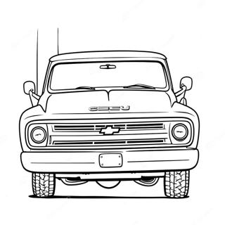 Chevy Truck Coloring Page 1751-1512