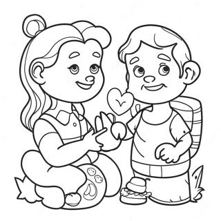 Fun Sharing Coloring Pages 17522-14289