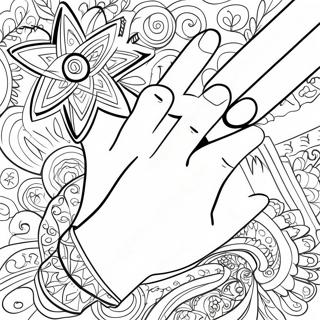 Hands Coloring Pages