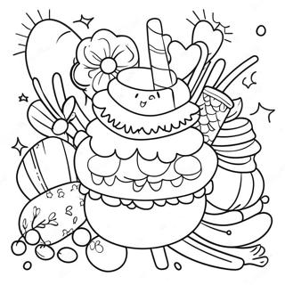 Festive Aapi Celebration Coloring Page 17582-14351