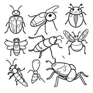 Bugs Coloring Pages