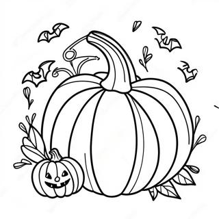 Aesthetic Halloween Coloring Pages