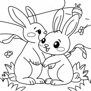 Sunny Bunnies Coloring Page 17631-14375