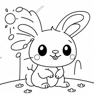 Sunny Bunnies Coloring Page 17631-14376