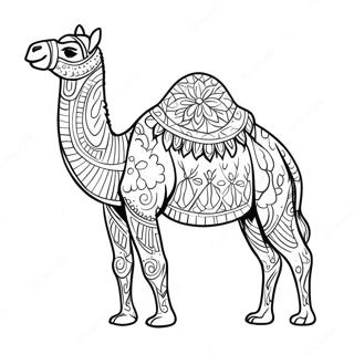 Camel Coloring Pages