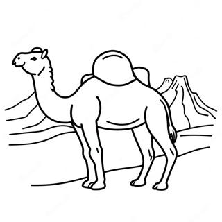 Camel Coloring Page 17641-14383