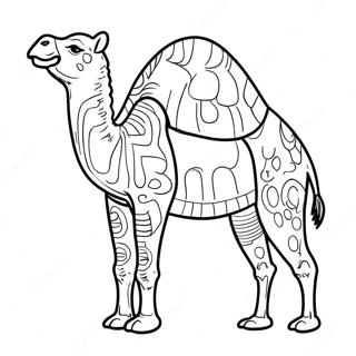 Camel Coloring Page 17641-14384