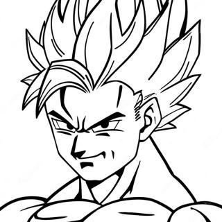 Vegito Super Saiyan Coloring Page 17681-14411