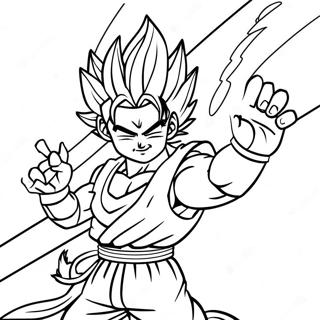 Vegito With Fusion Sword Coloring Page 17682-14414