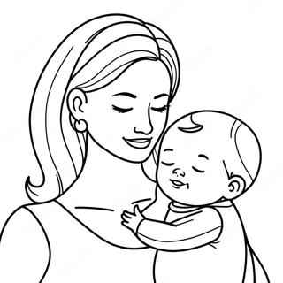 Mommy And Me Coloring Page 17691-14418