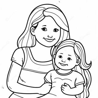 Mommy And Me Coloring Page 17691-14419