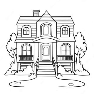 Barbie Dream House Coloring Page 17711-14436