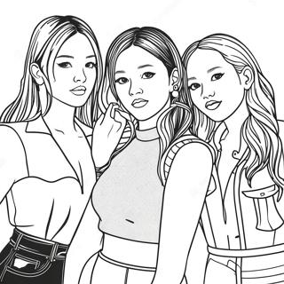 Blackpink Coloring Pages