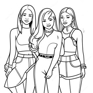 Blackpink Coloring Page 1771-1526