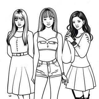 Blackpink Coloring Page 1771-1527