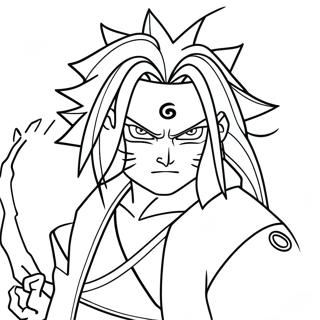 Madara Uchiha In Battle Coloring Page 17722-14448