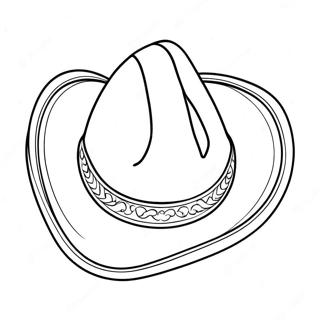 Cowboy Hat Preppy Coloring Page 17751-14466