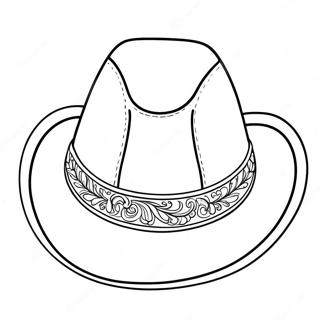 Cowboy Hat Preppy Coloring Page 17751-14468