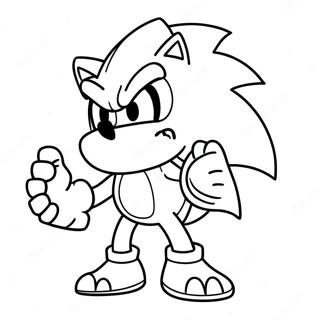 Sonic The Werehog Coloring Page 17761-14474