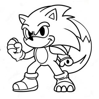 Sonic The Werehog Coloring Page 17761-14475