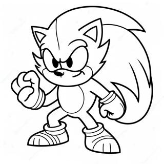 Sonic The Werehog Coloring Page 17761-14476