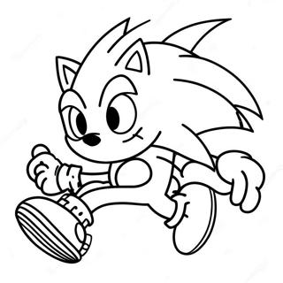 Sonic The Werehog In Action Coloring Page 17762-14488