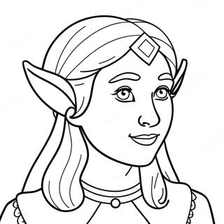 Elf Coloring Page For Adults 17781-14503