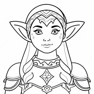 Elf Coloring Page For Adults 17781-14504