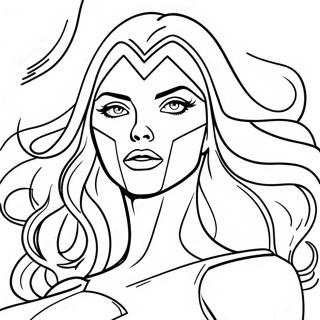 Scarlet Witch Coloring Page 17811-14514