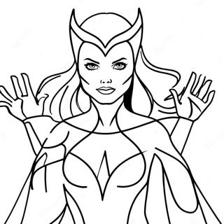 Scarlet Witch Coloring Page 17811-14515