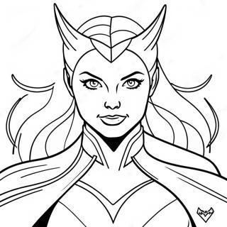 Scarlet Witch Coloring Page 17811-14516