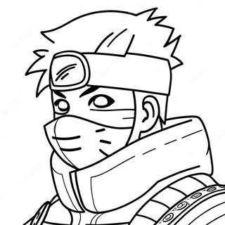 Kakashi Coloring Pages