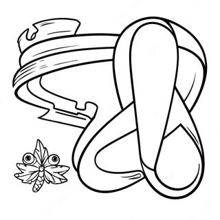 Red Ribbon Week Flyer Coloring Pages