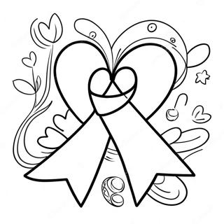 Colorful Red Ribbon Week Celebration Coloring Page 17822-14528