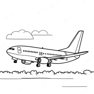 Boeing 737 Coloring Page 17831-14530