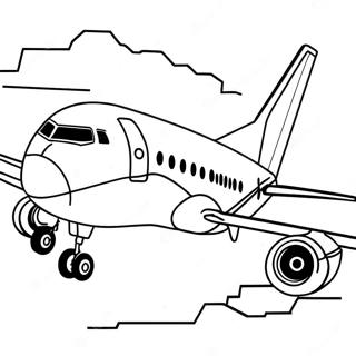 Boeing 737 Coloring Page 17831-14531