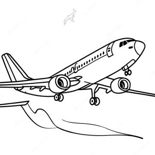 Boeing 737 In Flight Coloring Page 17832-14534