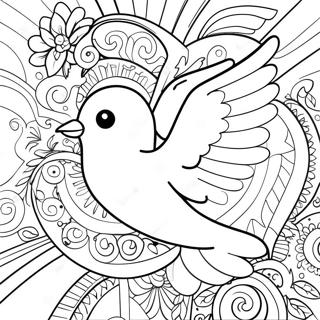 Dove Of Peace Holy Spirit Coloring Page 17842-14544